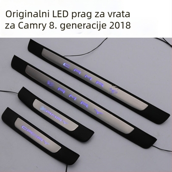 LED pedala praga vrata Camry 2018-2020 (8. generacija), nehrđajući čelik