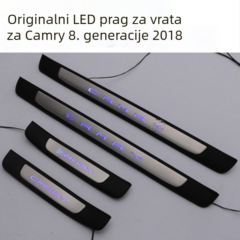 LED pedala praga vrata Camry 2018-2020 (8. generacija), nehrđajući čelik