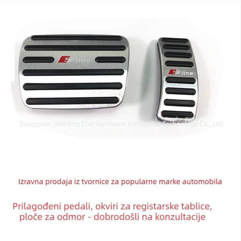 KINGRONGCHI aluminijski pedal za gas Audi – prilagodljiva obrada, kompatibilan s automatskim mjenjačem