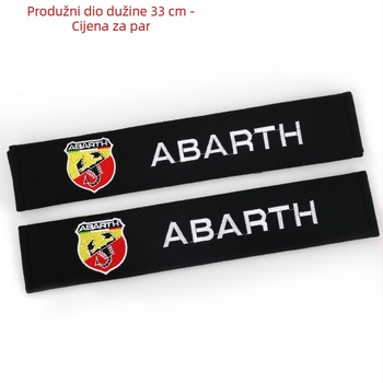 Jastučić za sigurnosni pojas - Materijal: Lint, Prilagodba dostupna, Tisak logotipa, Težina 55 g, Dekorativni dodatak