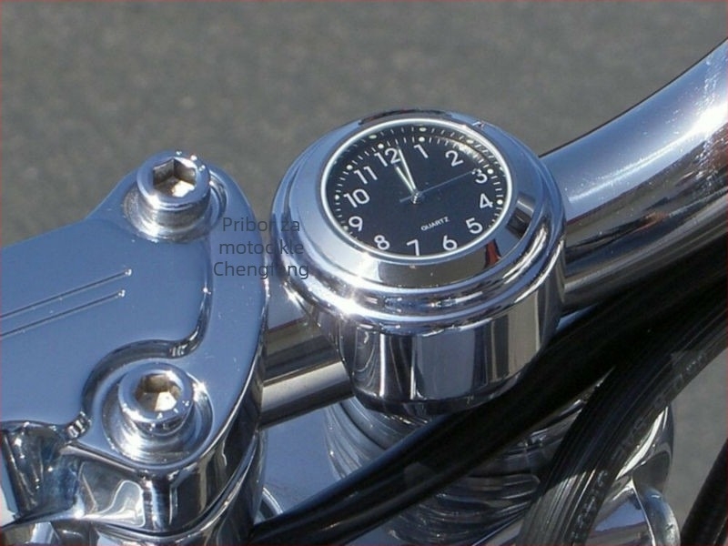 Kvarcni sat na upravljaču od aluminijske legure, otporan na prašinu, svjetleći prikaz, univerzalno za opće motocikle