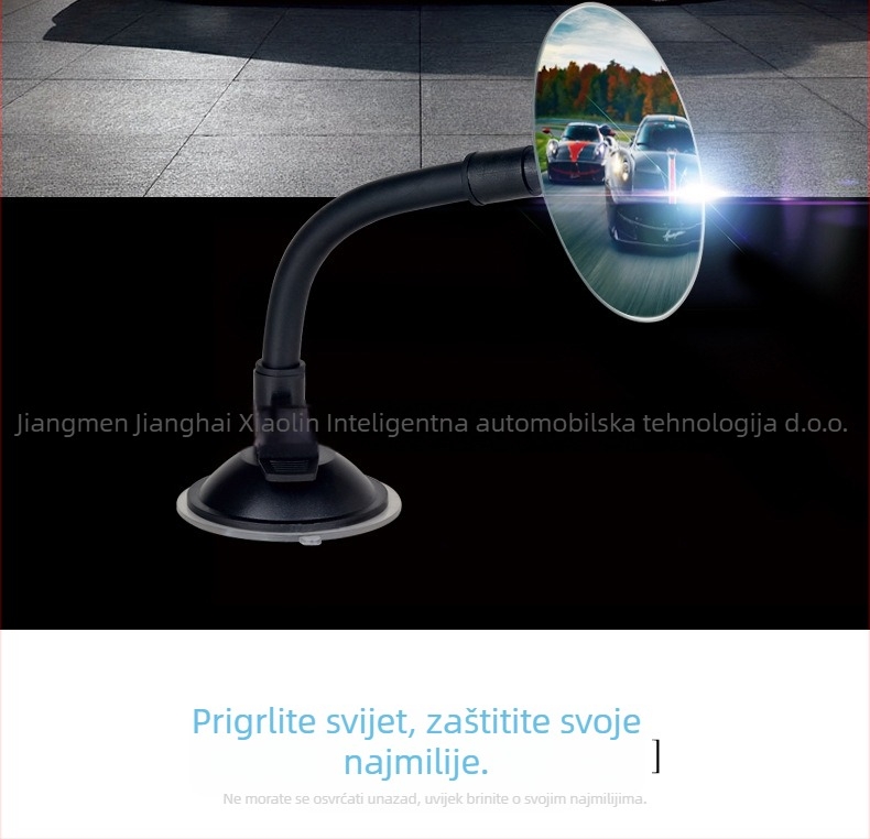 Automobilsko stražnje ogledalo za njegu bebe, drugo dijete – Wood