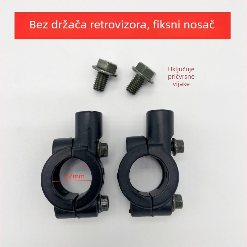 Držač za montažu vjetrobranskog stakla za električna vozila i motocikle sa sjenilom i zaštitom od kiše, bez držača retrovizora, sve sezone, certifikat GB811-2022B; Materijal: Drugo