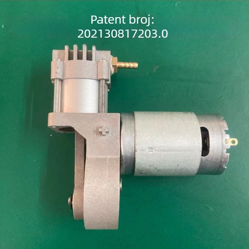 Automobilski zračni kompresor od aluminijske legure, 12V, 100W, jedan cilindar, promjer cilindra 25 mm