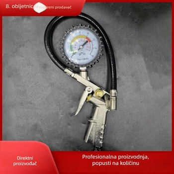 Visokoprecizan manometar tlaka u gumama automobila i alat za napuhivanje