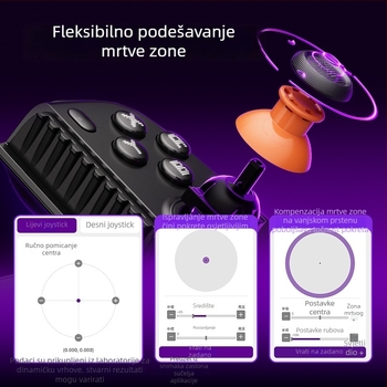 Igrički kontroler Wind Blade Plus, Bluetooth, Type-C sučelje, vibracija, haptična povratna informacija, kompatibilan s Android/Apple/Switch