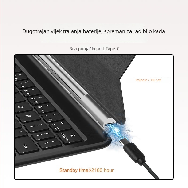 Plutajuća magnetska tipkovnica za Samsung Galaxy Tab S7/S8/S9+ (11 i 12,4 inča) Bluetooth