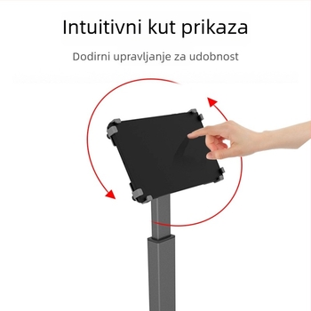 AT300 Aluminijska baza/stativ za tablet – podesivi podizni mehanizam, zaštita od krađe, za iPad, iPhone i iPod touch