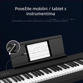 Type-C na USB-B kabel-adaptor – za pisač, prijenosno računalo i tablet; 0.2 m, metalni, s jednom konektorom, 10 W max, produžni adapter