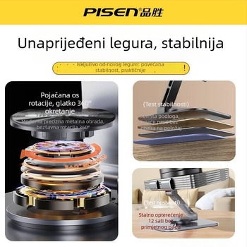 Stolni držač za telefone i tablete – Marka Pinsheng, aluminijska legura, model Lp-zj49
