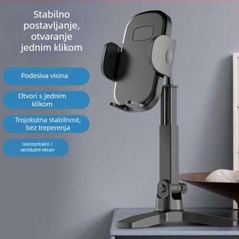 Vono Star K551 Stojalo za stolno mjesto za telefon i tablet, kompatibilno s više modela, namijenjeno za stolnu upotrebu, s mogućnošću prilagodbe