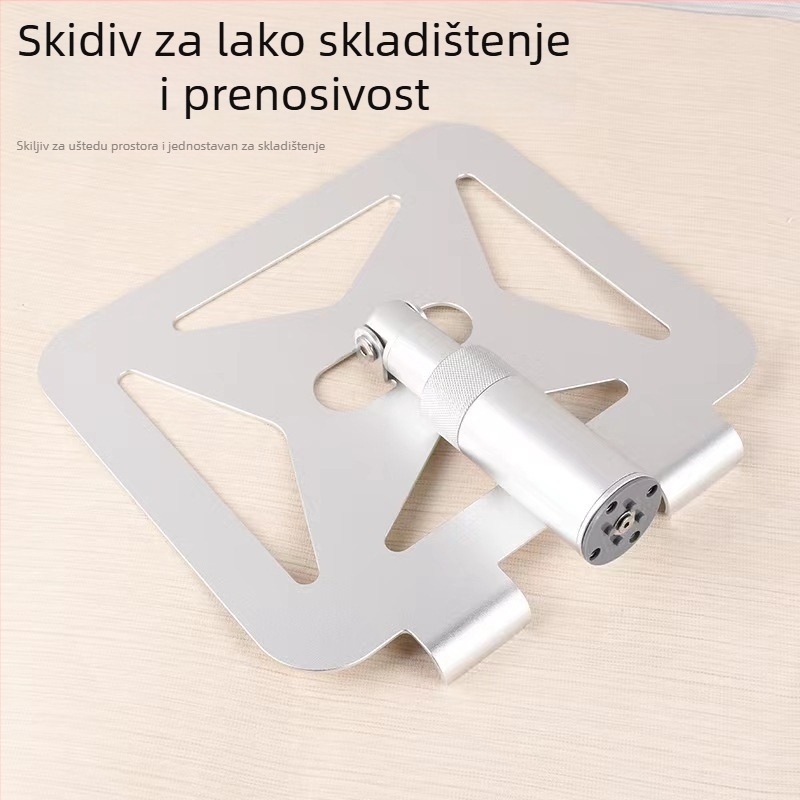 Aluminijski nosač za tablet/Laptop, prilagodljiv, sklopiv, 360° rotacija, model TXF010, težina 0,88 kg