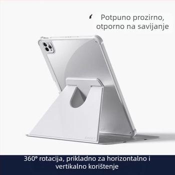 Zaštitni kućište za iPad 11. generacije A16, 360° rotacija, koža Pro, gravirani uzorak