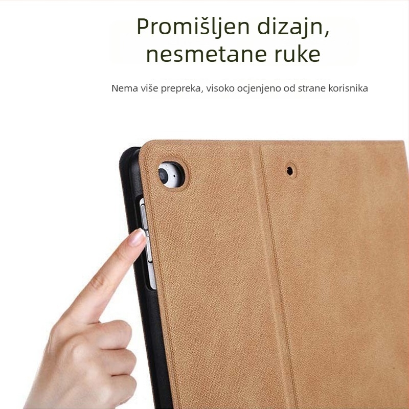 Zaštitno kućište za iPad, 9-inčni Apple tablet, silikon, reljefni dizajn, način spavanja