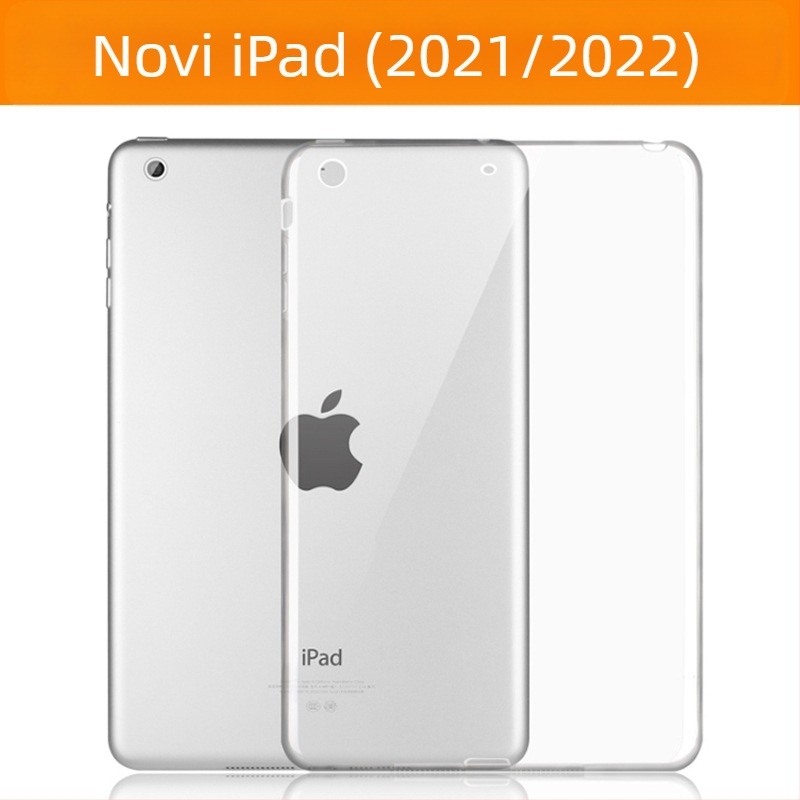TPU stražnji zaštitnik za iPad – kompatibilan s iPadom (1–4), Air, Air 2, Pro, Mini (1–4); bez funkcije spavanja