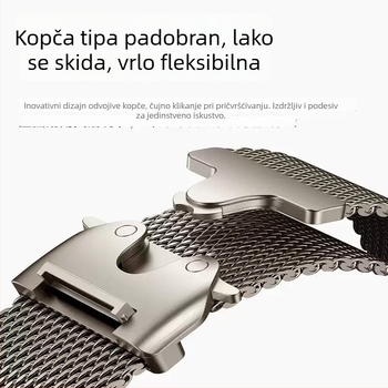 Milanese narukvica od titanijskog legura za Apple Watch Ultra S11 – moderan stil