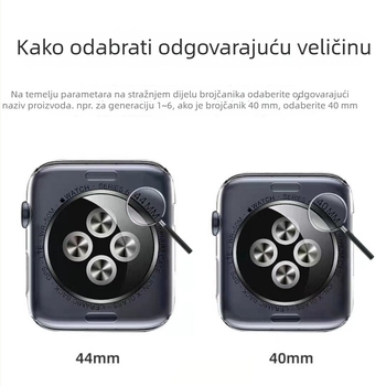 NM silikonska narukvica za Apple Watch — kompatibilna s Apple Watch, moderan stil, kopča