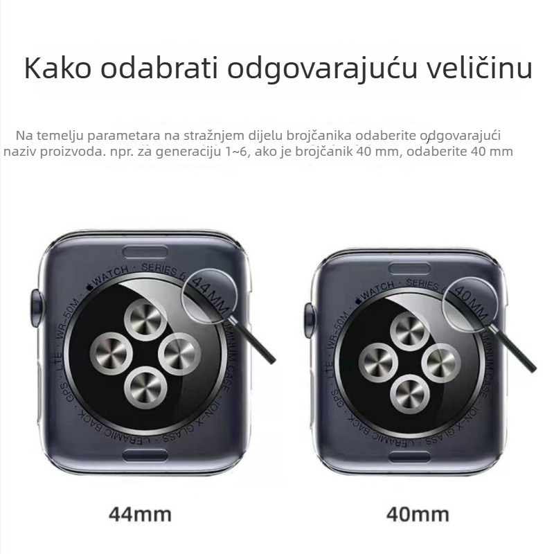 NM silikonska narukvica za Apple Watch — kompatibilna s Apple Watch, moderan stil, kopča