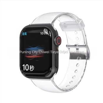 Prozirna TPU narukvica za Apple Watch, kompatibilna s 1. generacijom/SE, 20mm/22mm