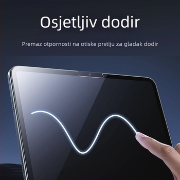 Kaljeno staklo zaštitnik zaslona za iPad Air 7 – HD jasnoća, otporan na ogrebotine, otporan na otiske prstiju, prednje staklo, staklo s visokim udjelom aluminija