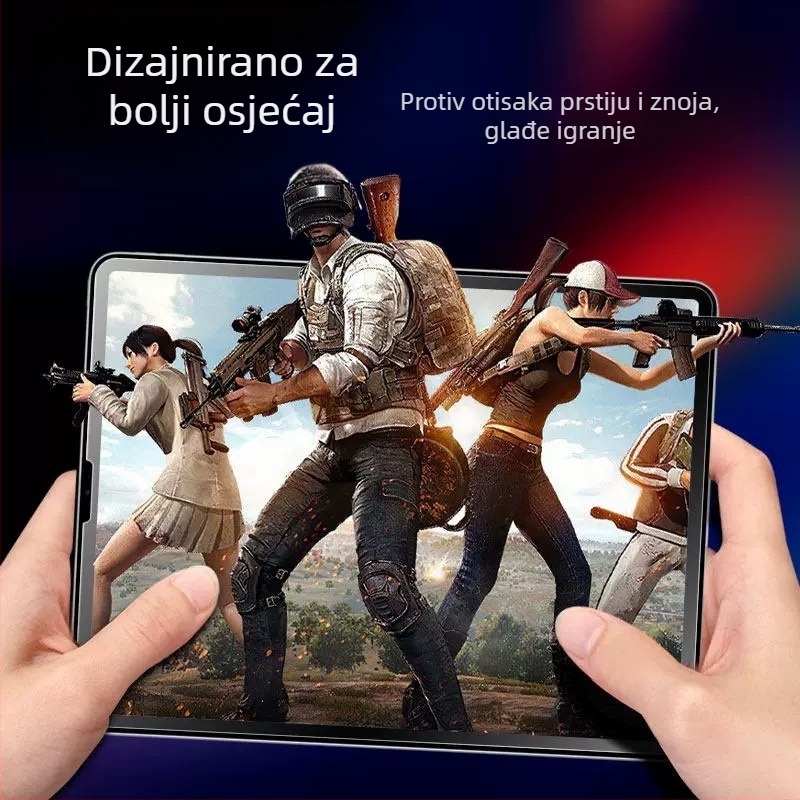 Zaštitno staklo za iPad Air 2025, 11 inča, mat, izuzetno tanko, protiv otisaka prstiju, protiv plavog svjetla, otporno na padove