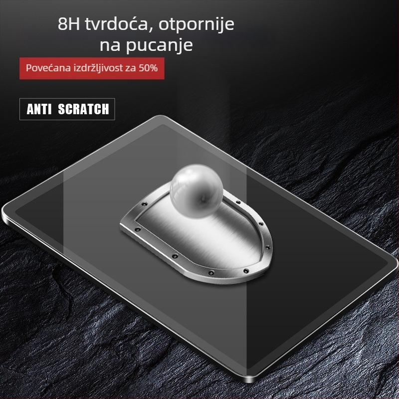 Zaštitno staklo za ekran od kaljenog stakla za Apple uređaje, prednji, HD jasnoća, otisci, otporno na lom, prilagodljiv