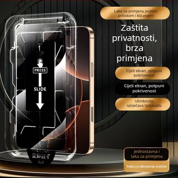 Kaljeno staklo zaštitnik zaslona za Apple – puni zaslon, HD jasnoća, prednji film