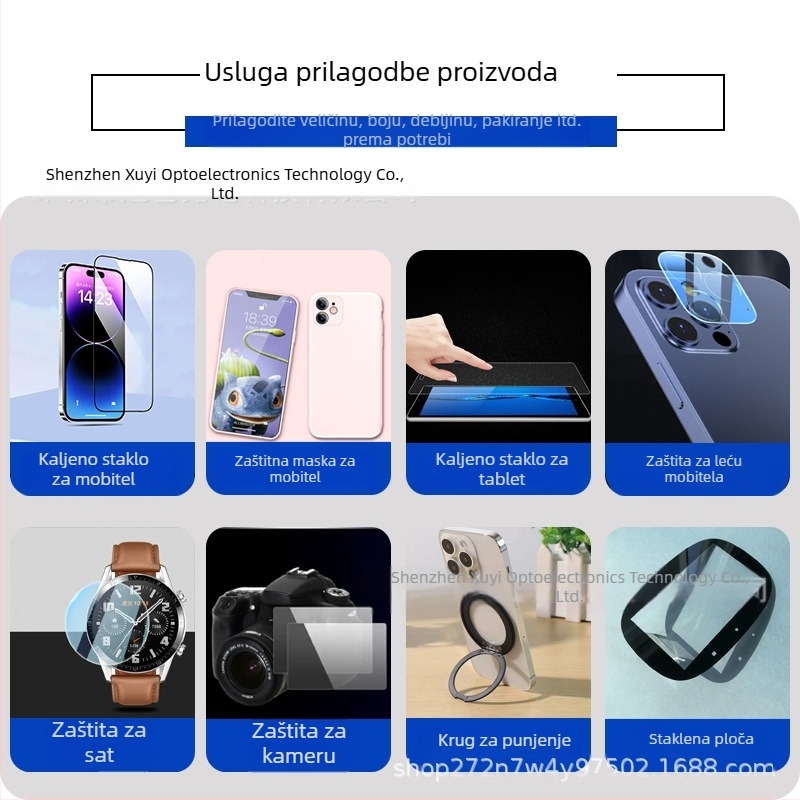 360° zaštita zaslona privatnosti za iPhone 16 Pro i 15 Pro – cijeli zaslon, kaljeno staklo, prozirna zaštita očiju