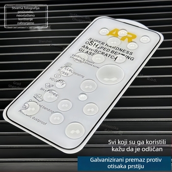 Film zaštitnog stakla s AR premazom za iPhone 13 Pro do iPhone 16 Pro Max – HD, otporan na otiske prstiju, cijeli zaslon