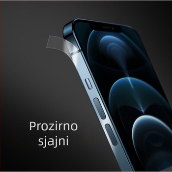Folija okvira za iPhone 17 Pro / 16 Pro Max — prozirni nevidljivi okvir, HD mat zaštita bočne strane