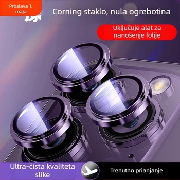 Corning staklo za zaštitu objektiva kamere za iPhone 15 i iPhone 16 Pro Max