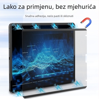 iPad Pro 11 prednji PET film s magnetskim držanjem, dojam papira, mat završetak, otporan na otiske prstiju