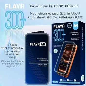 0,5 mm anti-reflektivni kaljeno staklo zaštitnik zaslona za iPhone 14 Pro Max – potpuno pokriće, mikro zakrivljeni rub