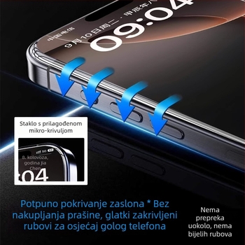 Iron Shirt 3D zaštitni film od kaljenog stakla za zaslon iPhone 17 Pro Max