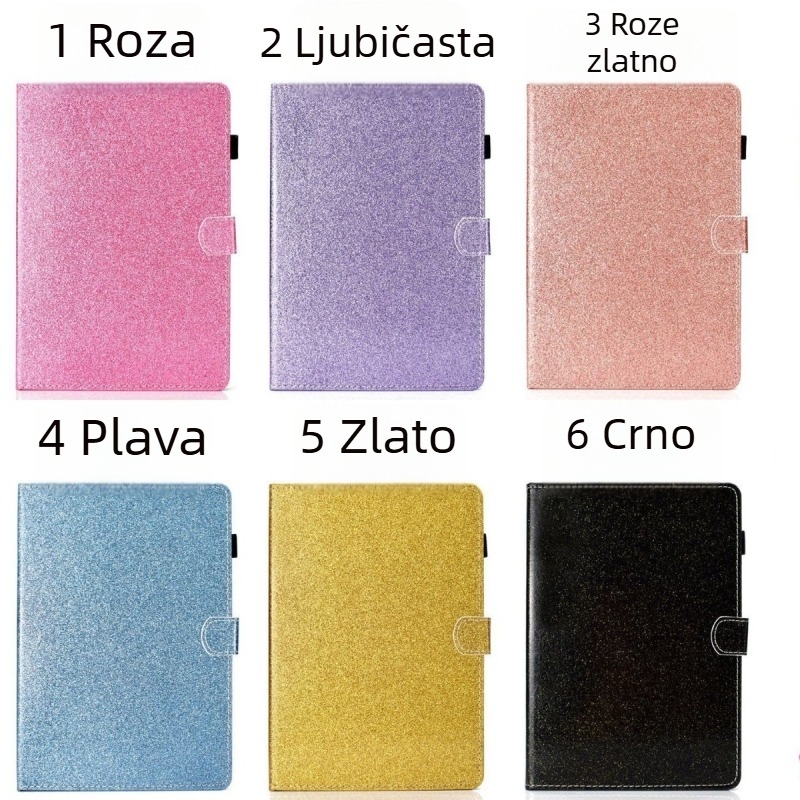 XJL futrola za iPad s stalkom – umjetna koža, prijenosni luksuz, funkcija spavanja, držač