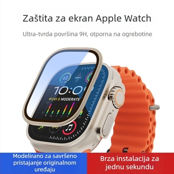 Zaštitna folija za zaslon Apple Watch – zaštita okvira, otporna na ogrebotine, otporna na habanje