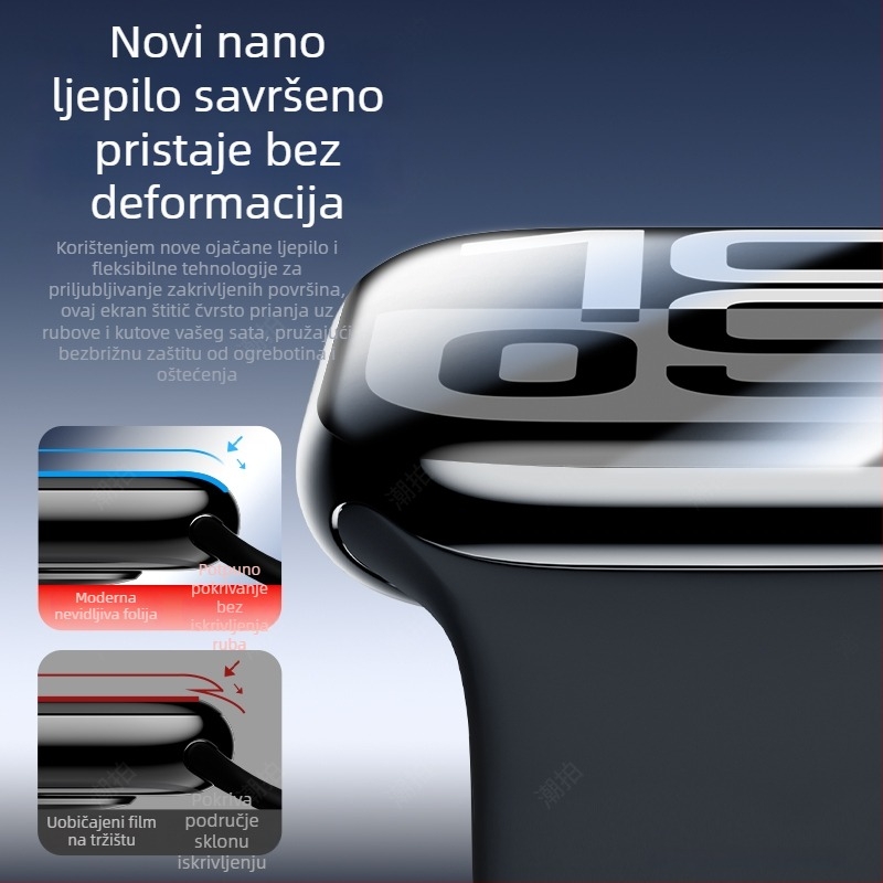 Xuyi PET Zaštitni film za Apple Watch protiv otiska prstiju