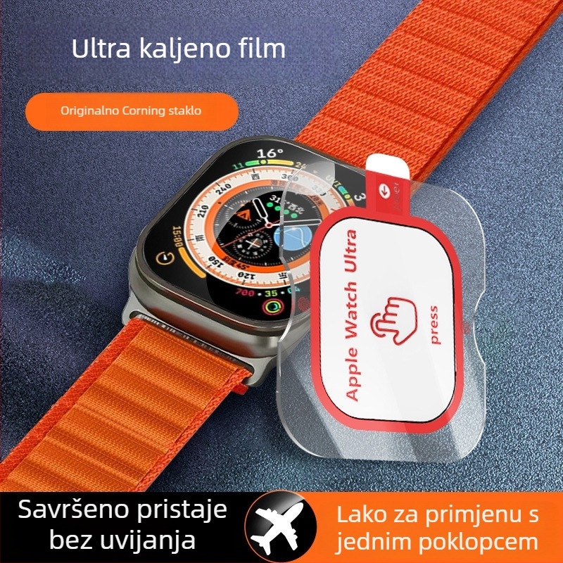 YOT zaštitno staklo za Apple Watch Ultra 2 — brzo postavljanje bez prašine