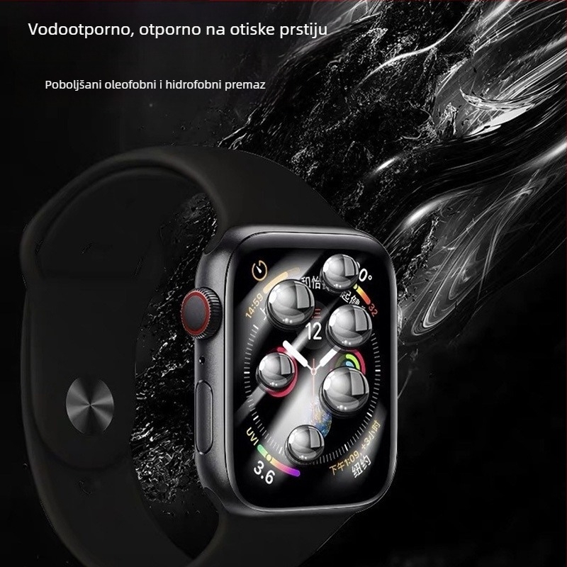 Zaštitno staklo za Apple Watch od kaljenog stakla, zakrivljeno, s punim ljepilom za S11