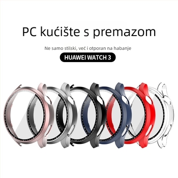 Mat PC zaštitno kućište za Huawei GT3 Pro i Watch3 s integriranim zaštitnim filmom