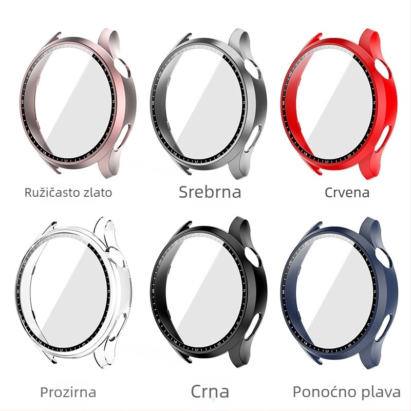 Mat PC zaštitno kućište za Huawei GT3 Pro i Watch3 s integriranim zaštitnim filmom