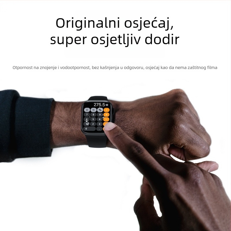 Folia za zaštitu zaslona Apple Watch, kompatibilna sa Series 6 i Series 7, PET materijal