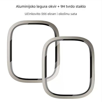 Kaljeno staklo s integriranim kućištem od aluminijske legure i metalnim okvirom za Apple Watch Ultra