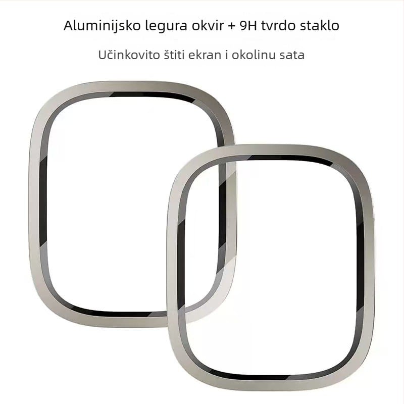 Kaljeno staklo s integriranim kućištem od aluminijske legure i metalnim okvirom za Apple Watch Ultra