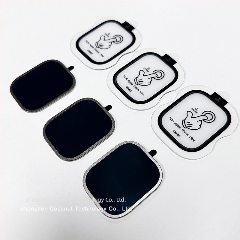 Staklo za zaštitu zaslona od kaljenog stakla za Apple Watch Ultra 2 s metalnim okvirom