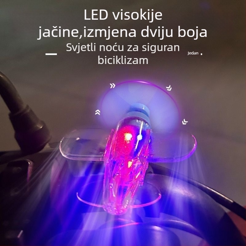 LED zrakoplov na vjetroenergiju – automobilni ukras od plastike