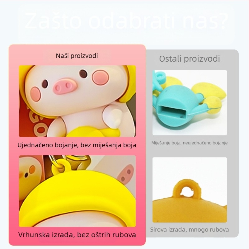 AirPods futrola za Bluetooth slušalice — PVC materijal, 3D Cartoon IP dizajn, kompatibilno s Apple, prilagodljivo
