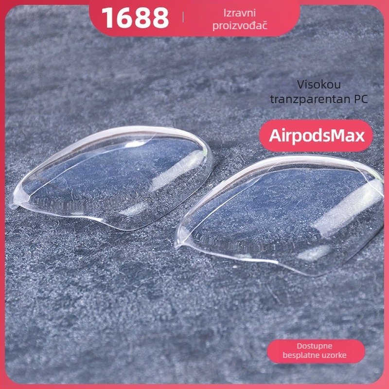 AirPods Max zaštitno tvrdi kućište - PC materijal, injekcijsko oblikovanje, prilagodljiv stil, kompatibilan s Apple
