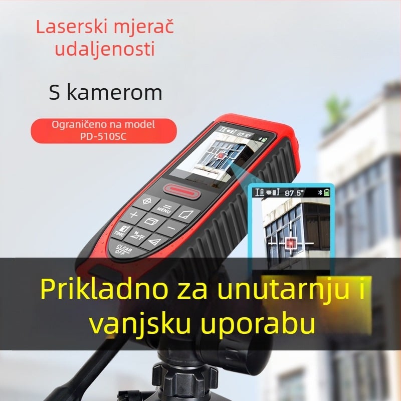 Ručni laserski daljinomjer s infracrvenim snimkom za vanjske inženjerske radove — visoka preciznost elektronički mjerač udaljenosti