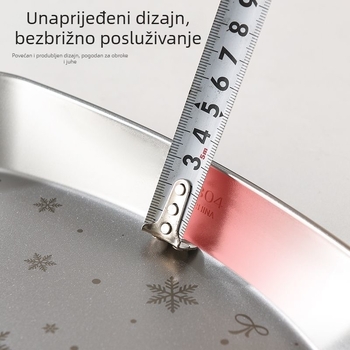 Kvadratni tanjur od 304 nehrđajućeg čelika, duboki tanjur, razni uzorci, elektroplatirani površinski sloj, mogućnost logotipa